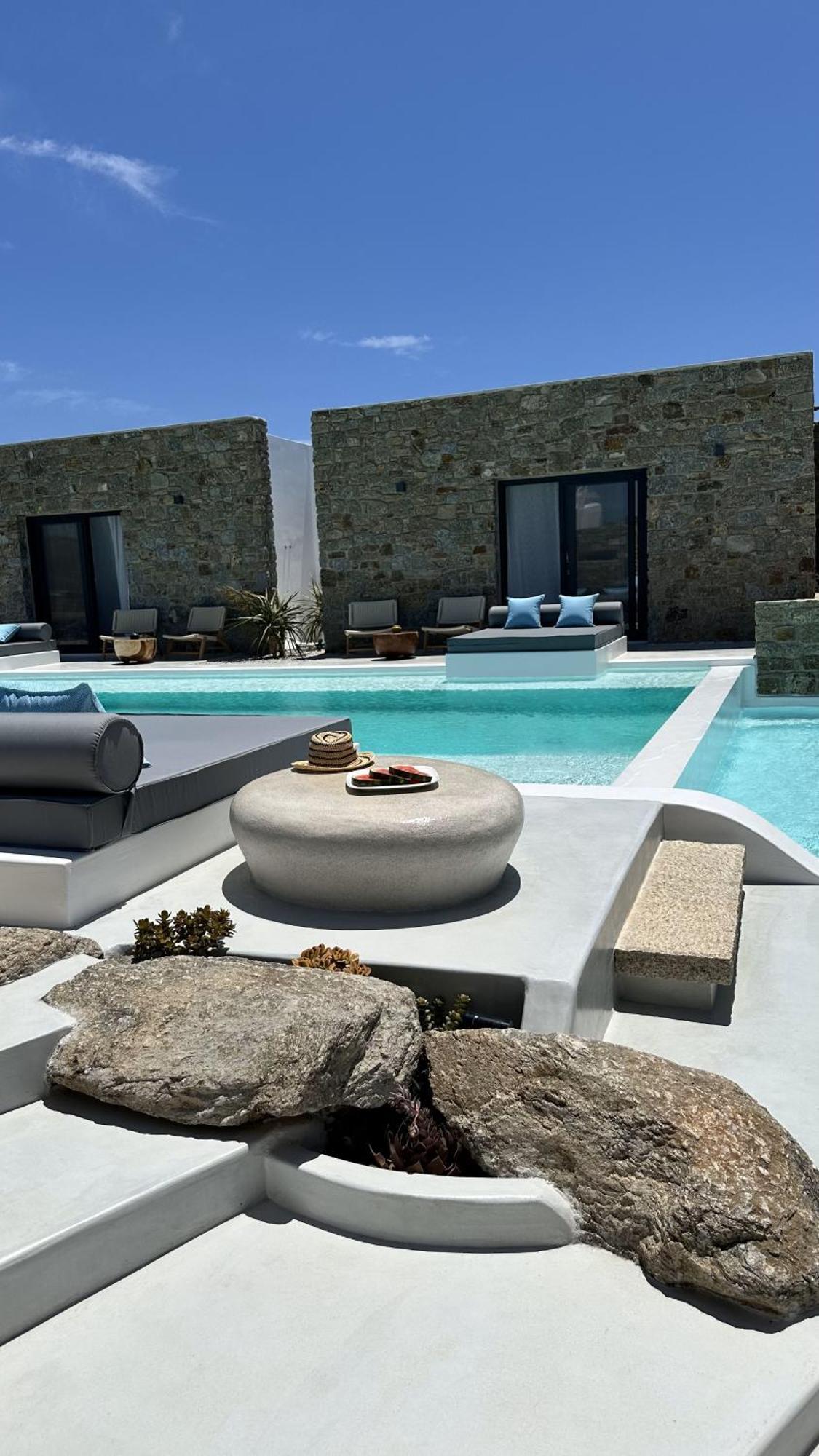 Myconian Theros Luxury Suites Ano Mera Exterior foto