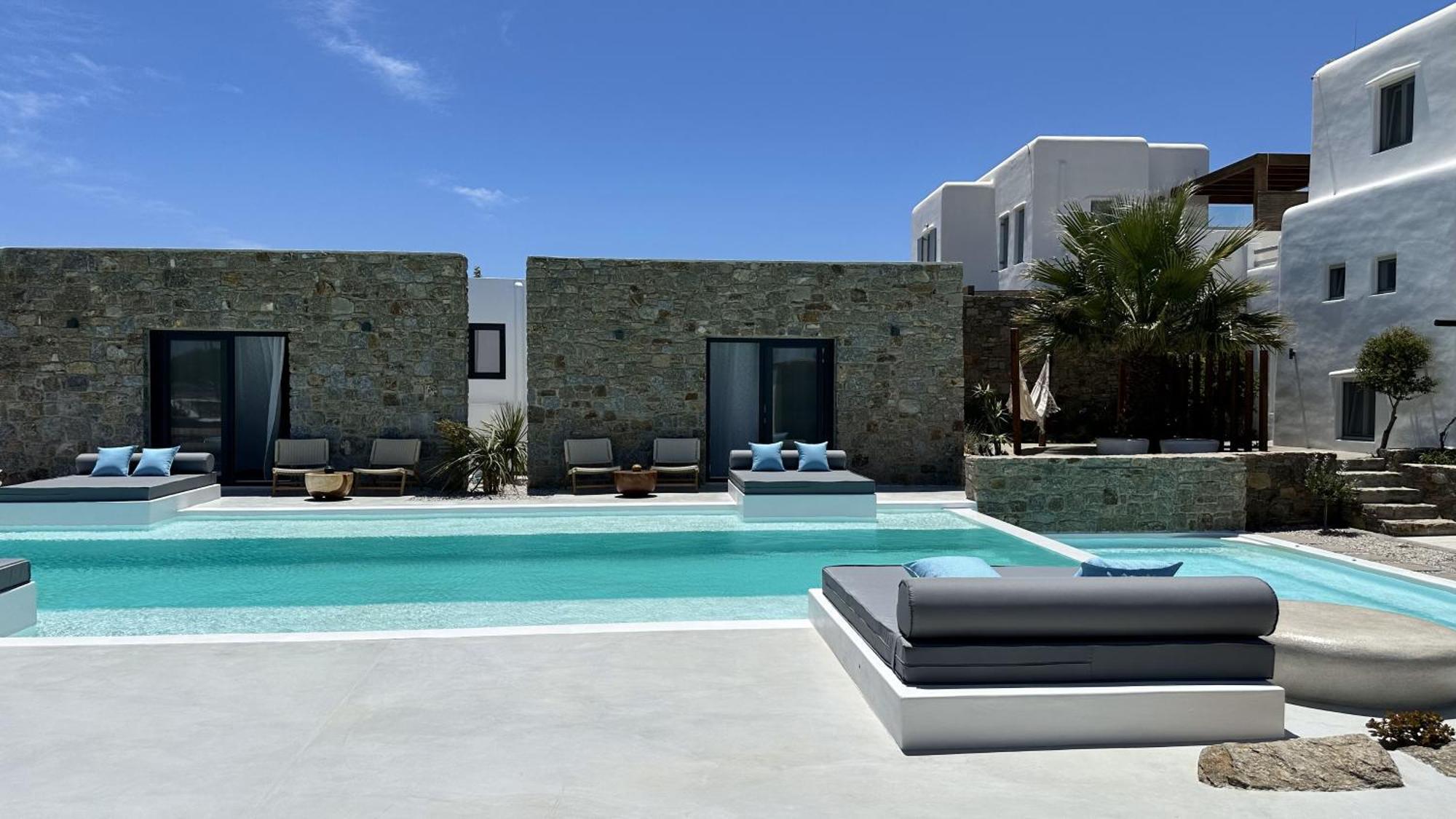 Myconian Theros Luxury Suites Ano Mera Exterior foto