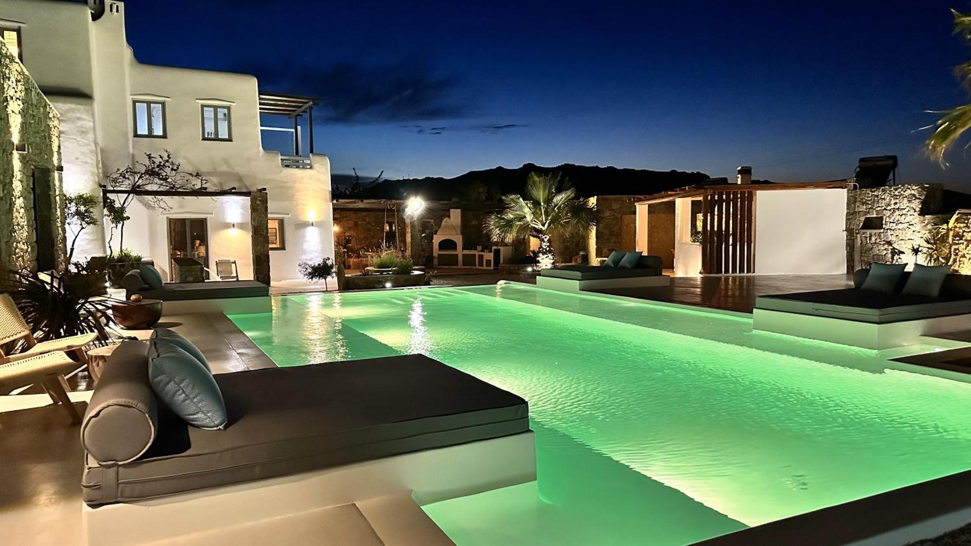 Myconian Theros Luxury Suites Ano Mera Exterior foto